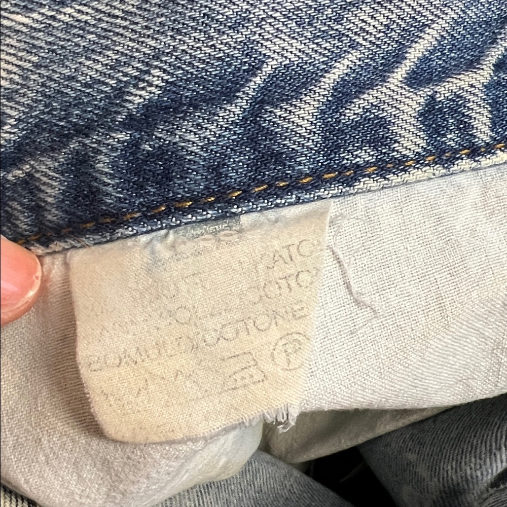 Lee Vintage Acid Wash Distressed Jean Shorts- 10‎ - Picture 5 of 5